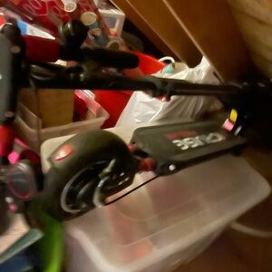 Electric Scooter - Black and Red